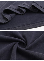 Contrast Stitching Spliced Long Sleeve Tee