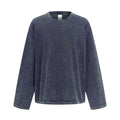 Contrast Stitching Spliced Long Sleeve Tee