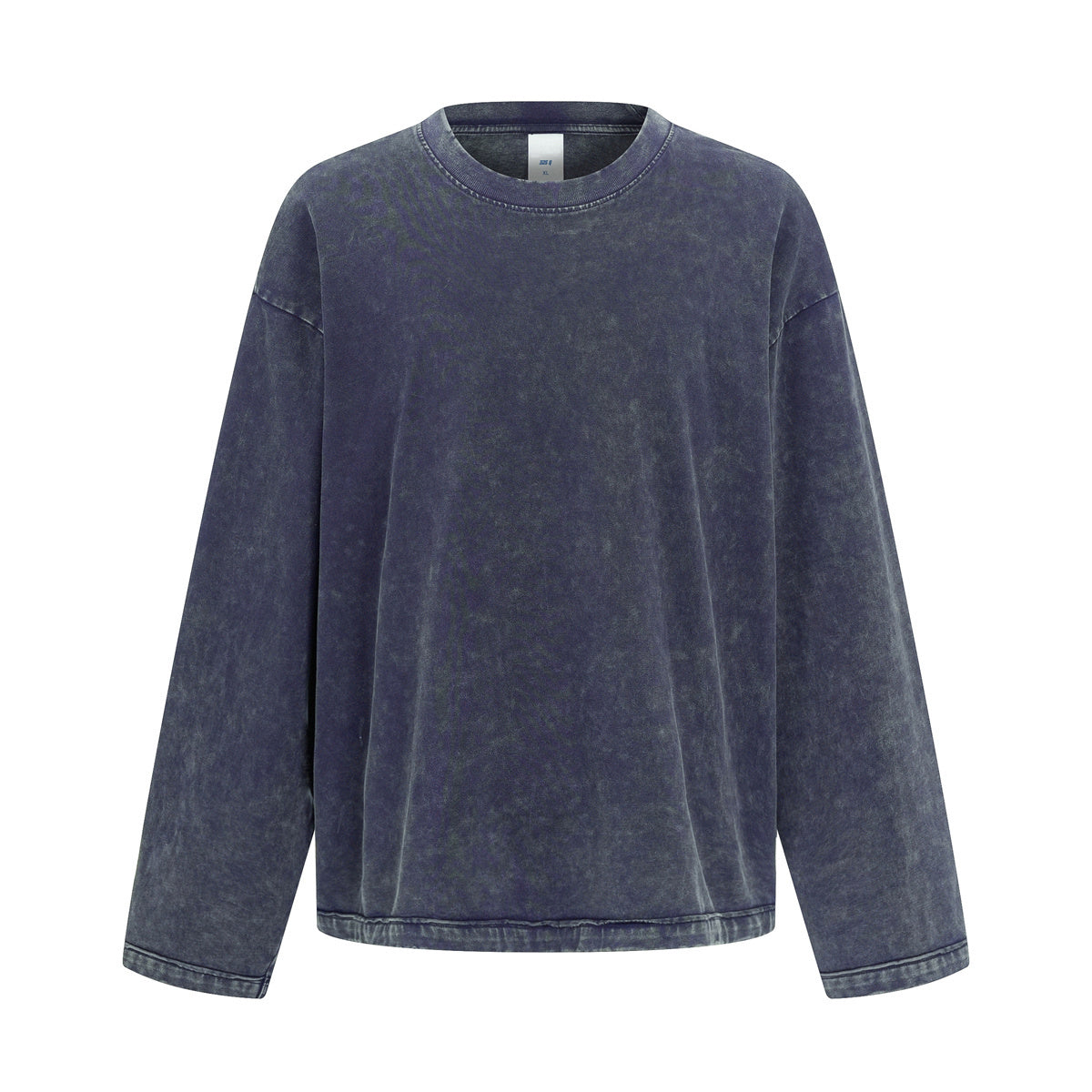 Contrast Stitching Spliced Long Sleeve Tee