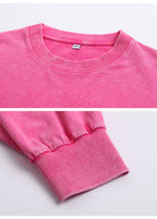 Vintage distressed long-sleeve t-shirt