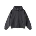 Baroque Fleece Brushed Dual Zipper Sweatshirt