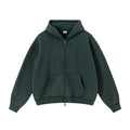 Vintage Fleece Zipper-up Hoodie