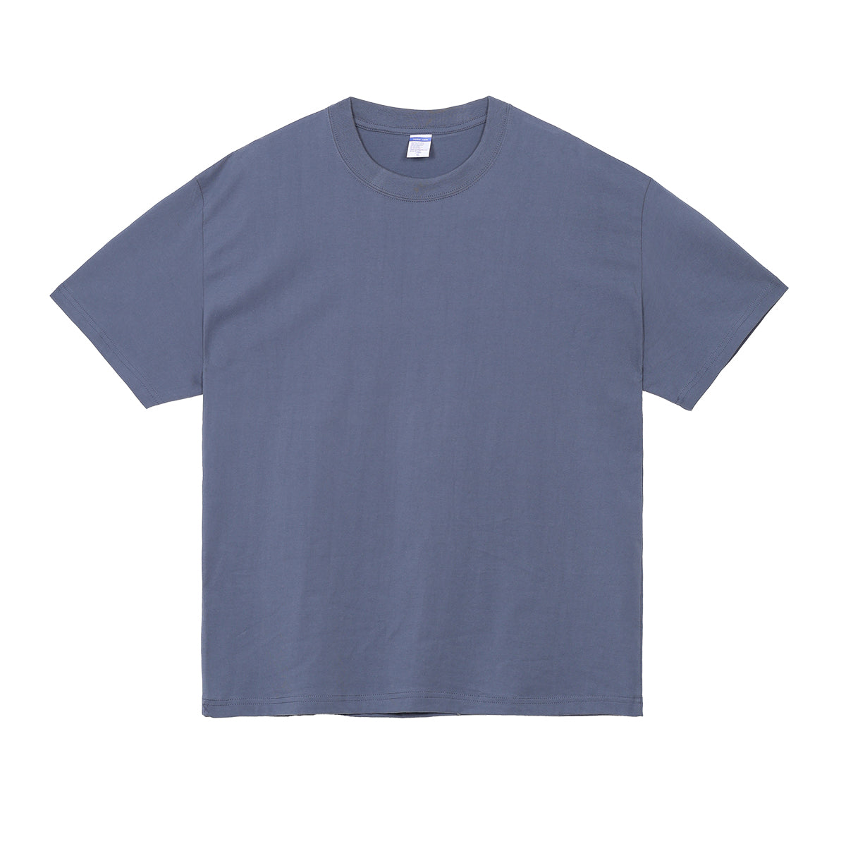 Wholesale 100% cotton 230g heavyweight solid color crew-neck short-sleeve drop-shoulder blank t-shirt