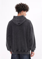 Distressed Double Yarn French Terry Hoodie