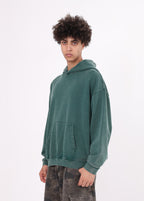 Distressed Double Yarn French Terry Hoodie