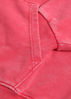 Vintage Washed Distressed Zip Up Hoodie
