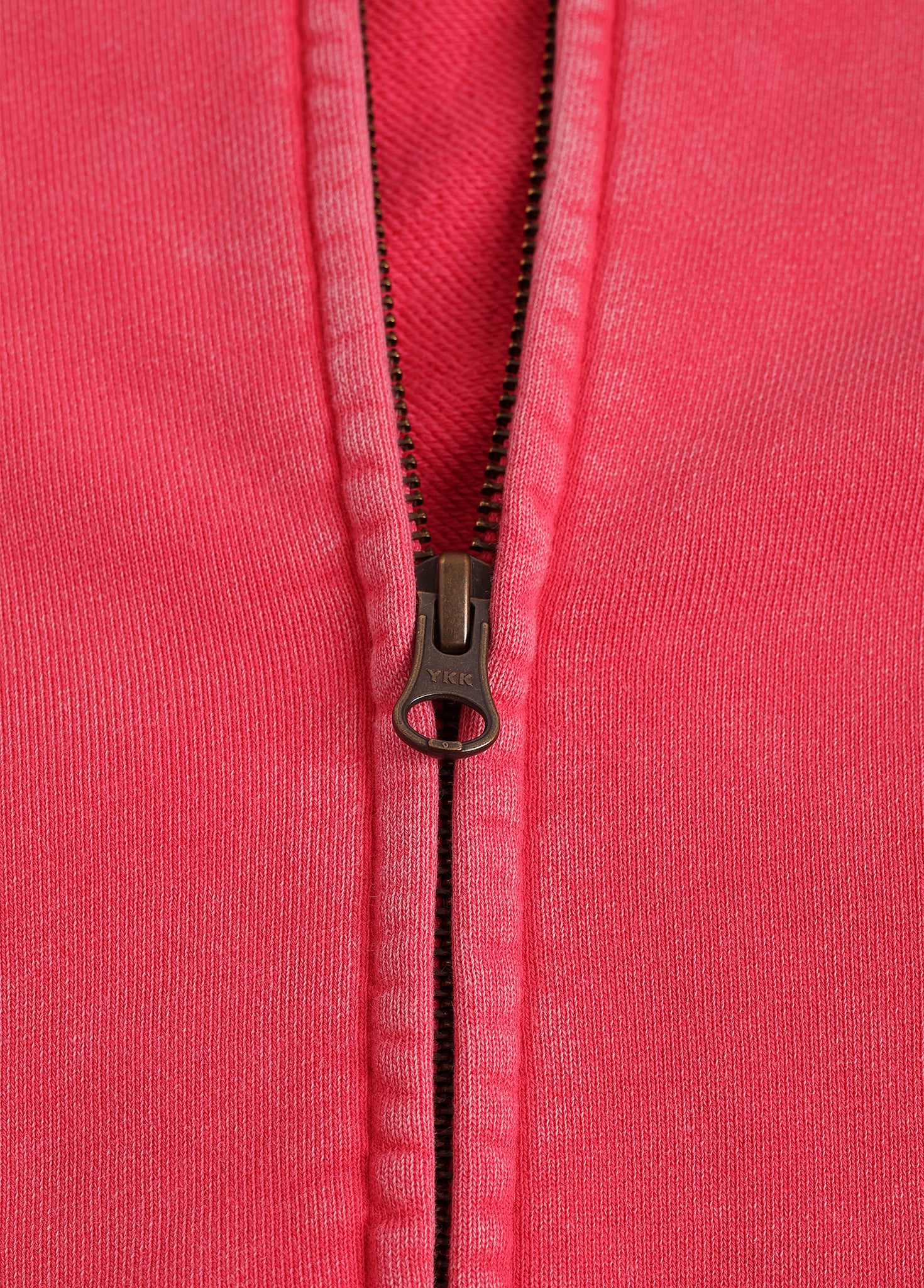 Vintage Washed Distressed Zip Up Hoodie