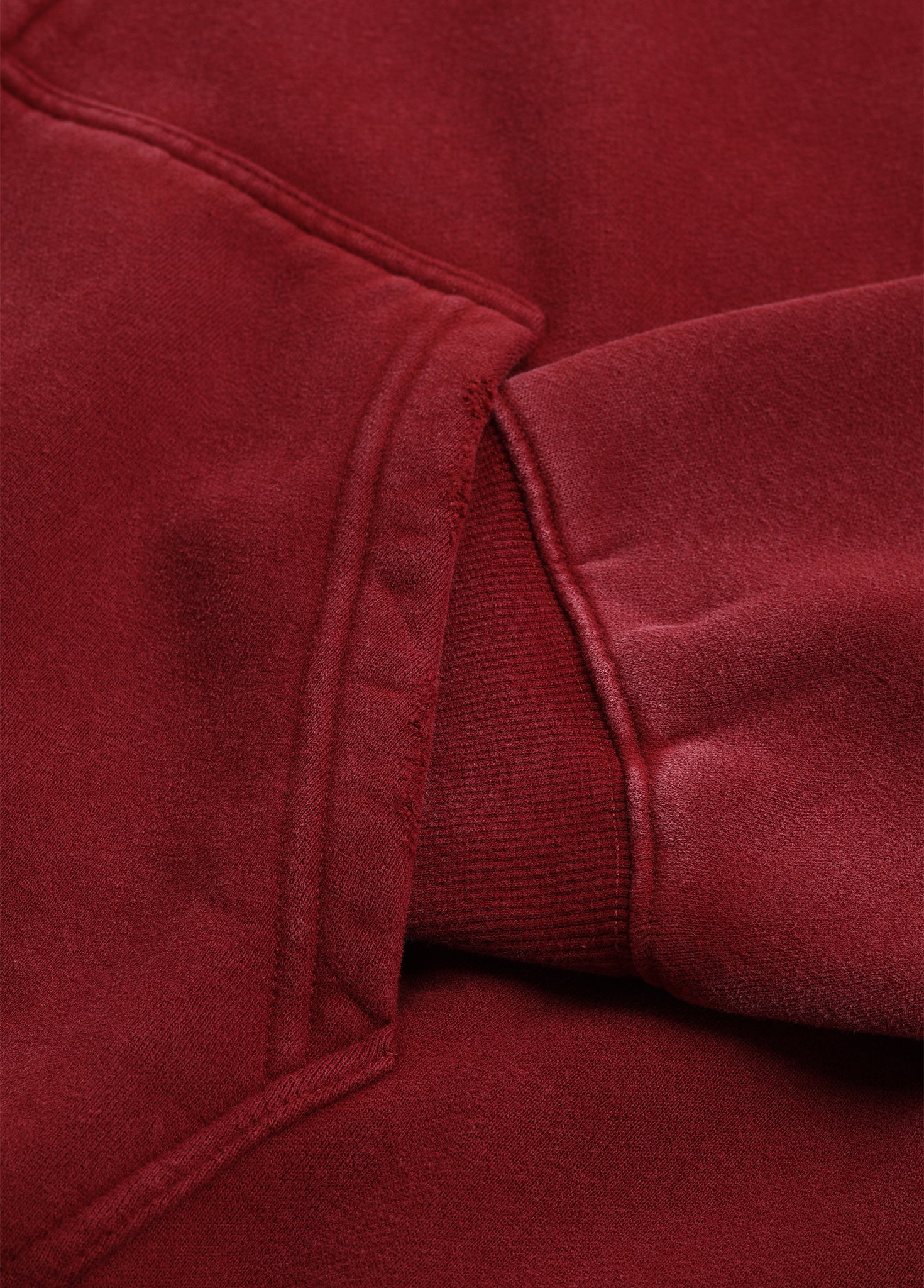Cropped Boxy Fit Full Zip Hoodie