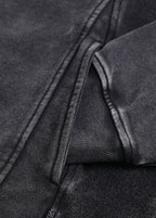 Stand Collar Spliced Sweat Jacket