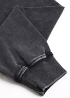 Stand Collar Spliced Sweat Jacket