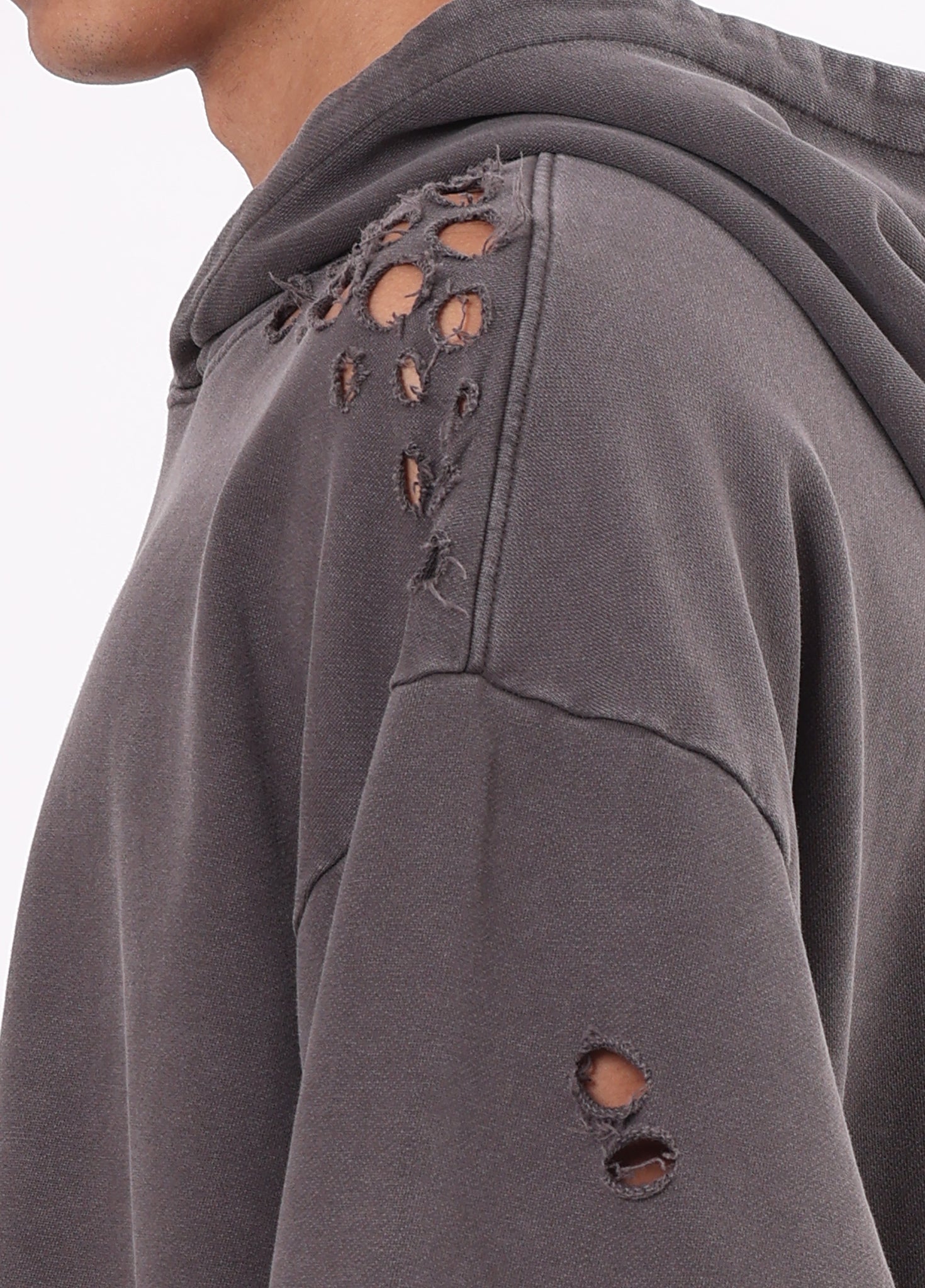 Ripped Distressed Hoodie