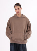 Spliced Raw Edge Wasteland Hoodie