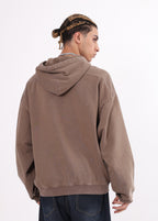 Spliced Raw Edge Wasteland Hoodie