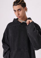 Spliced Raw Edge Wasteland Hoodie