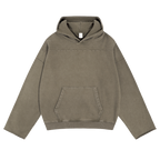 Spliced Raw Edge Wasteland Hoodie