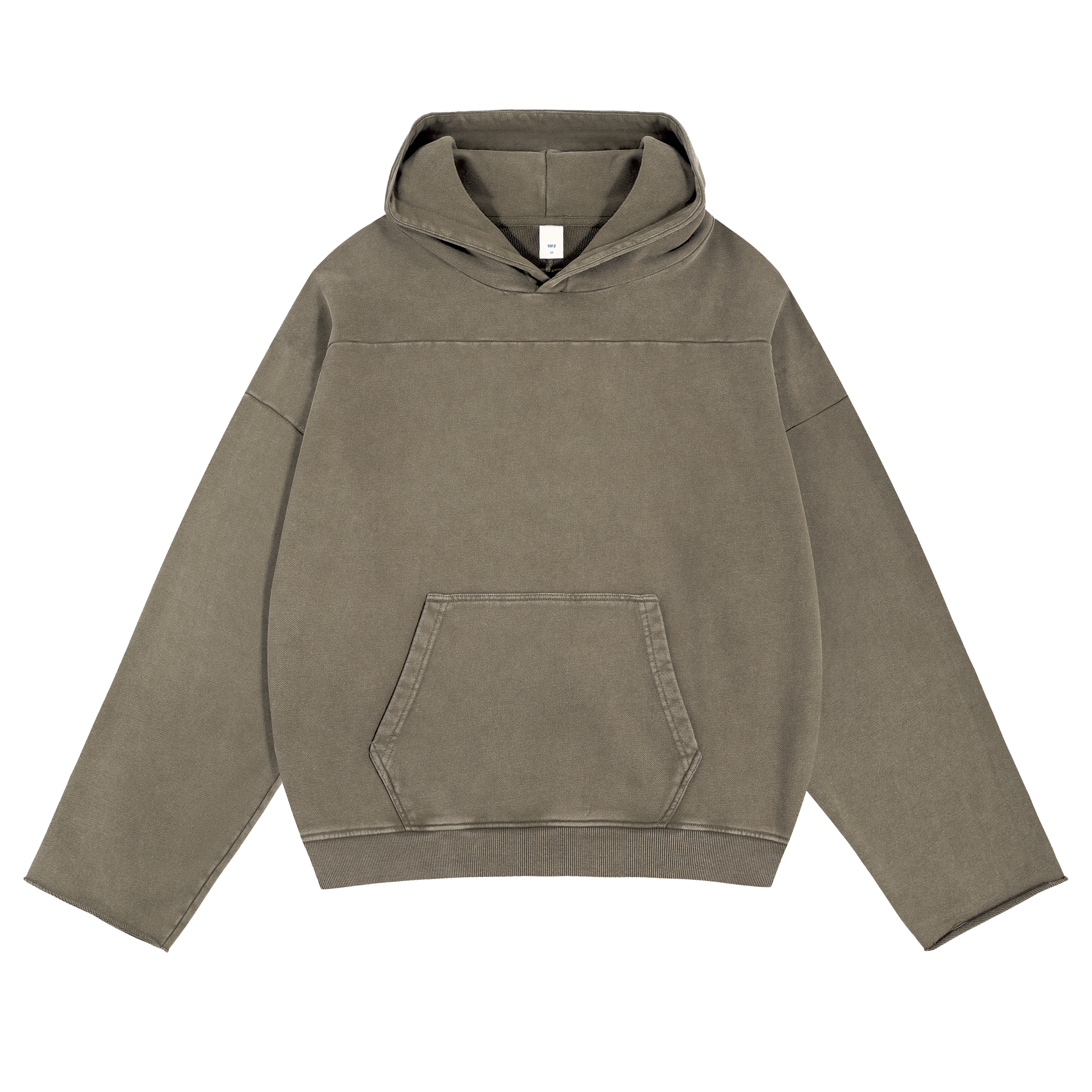 Spliced Raw Edge Wasteland Hoodie