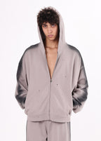 Spray Paint Graffiti Zipper Hoodie