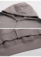 Spray Paint Graffiti Zipper Hoodie