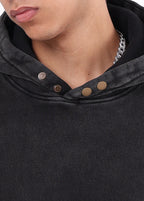 Snap Button Hoodie