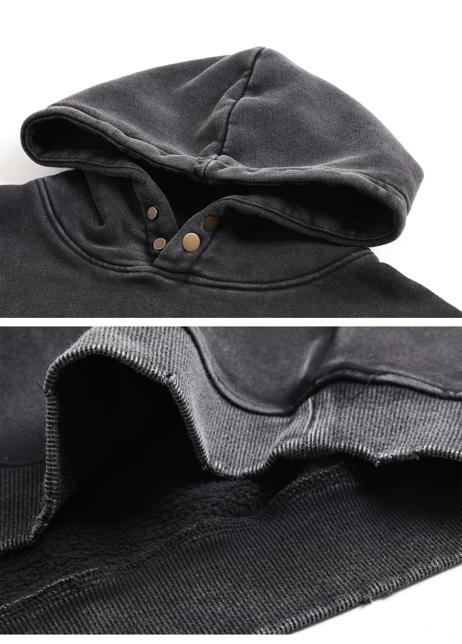 Snap Button Hoodie