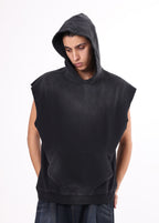 Sleeveless Hooded Vest