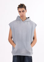 Sleeveless Hooded Vest