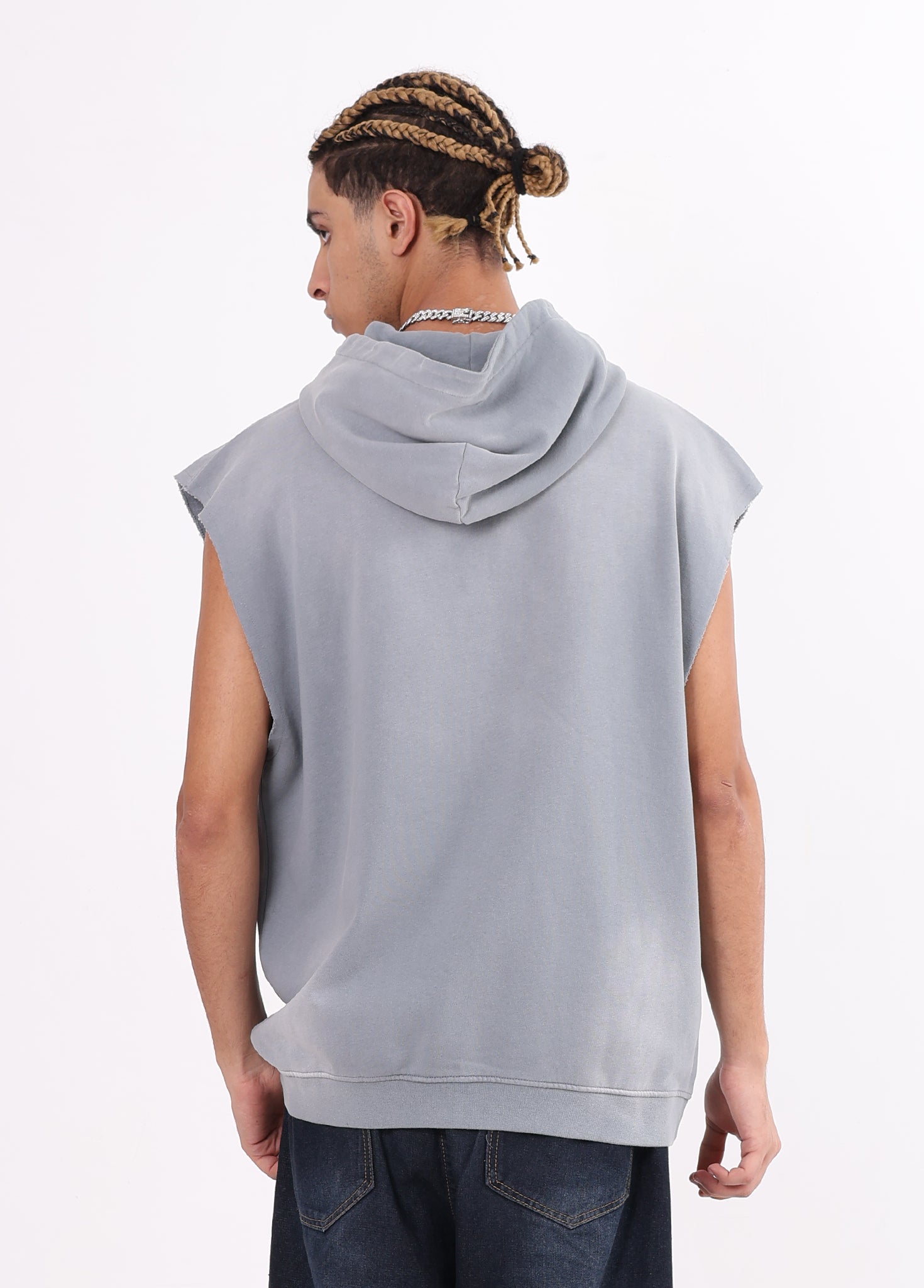 Sleeveless Hooded Vest