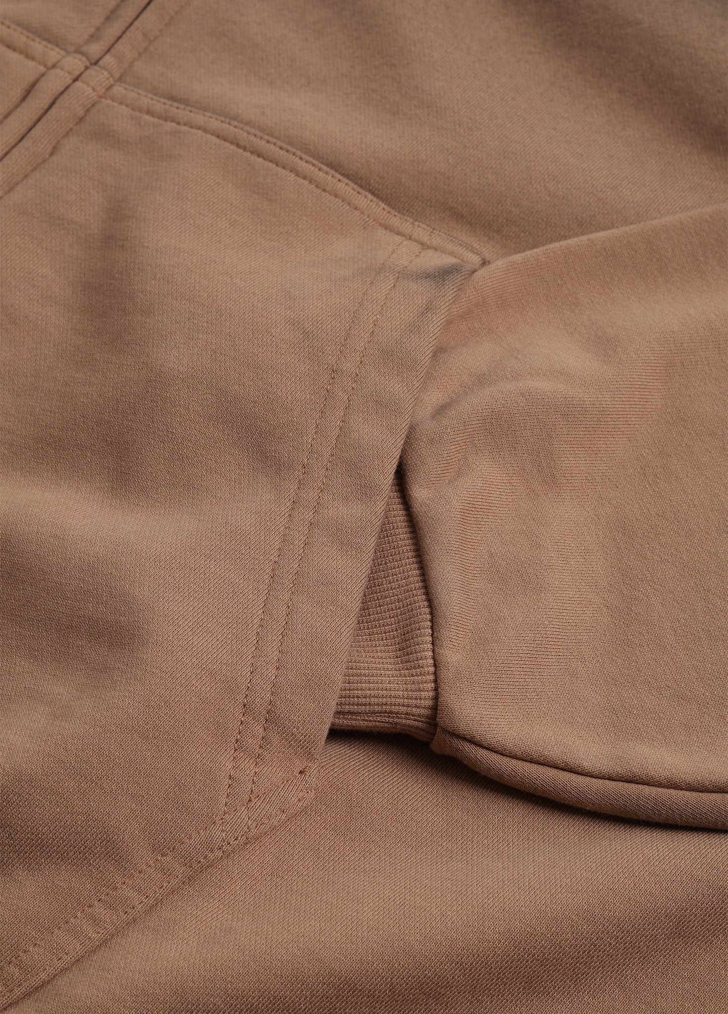 Gradient Brushed Zipper Hoodie