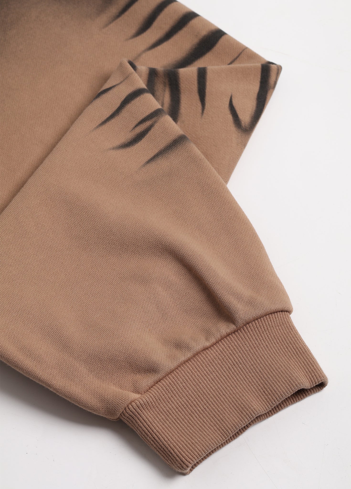 Gradient Brushed Zipper Hoodie