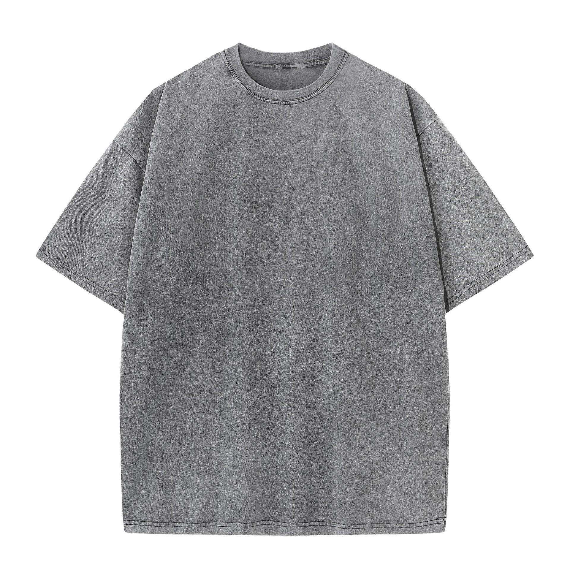 230G Heavyweight Pigment Dyed Washed Vintage Tee Relaxed Drop Shoulder Oversized Fit Cotton T-shirt