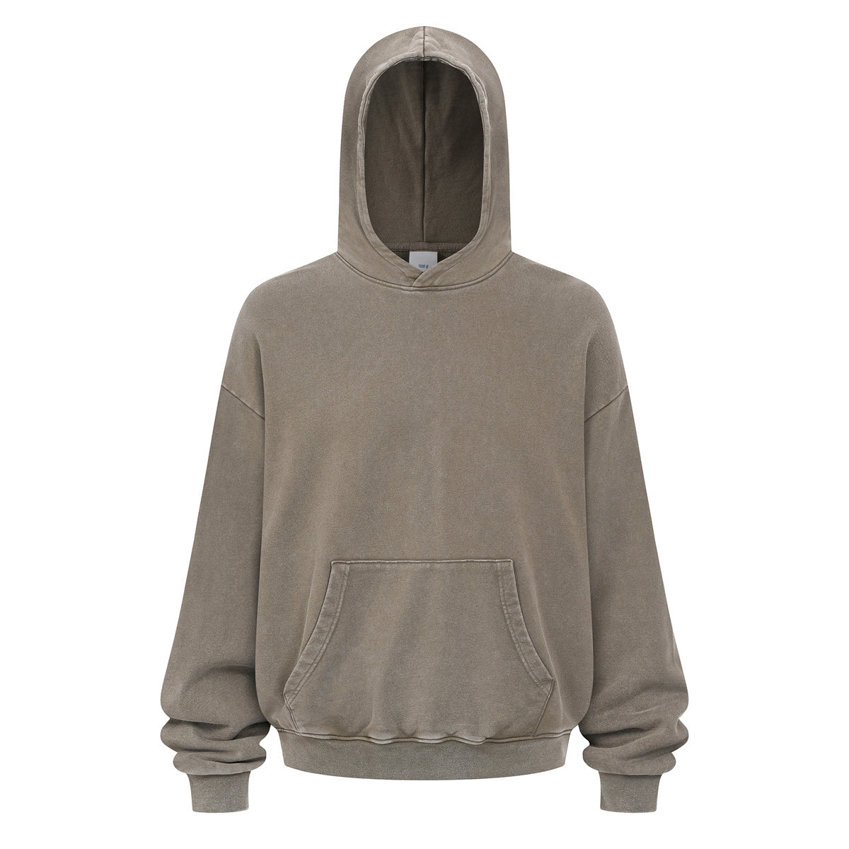 Vintage Heavyweight 100% Cotton 430GSM Batik Hoodie American-Style Casual Streetwear Men's Washed Hoodie for Winter