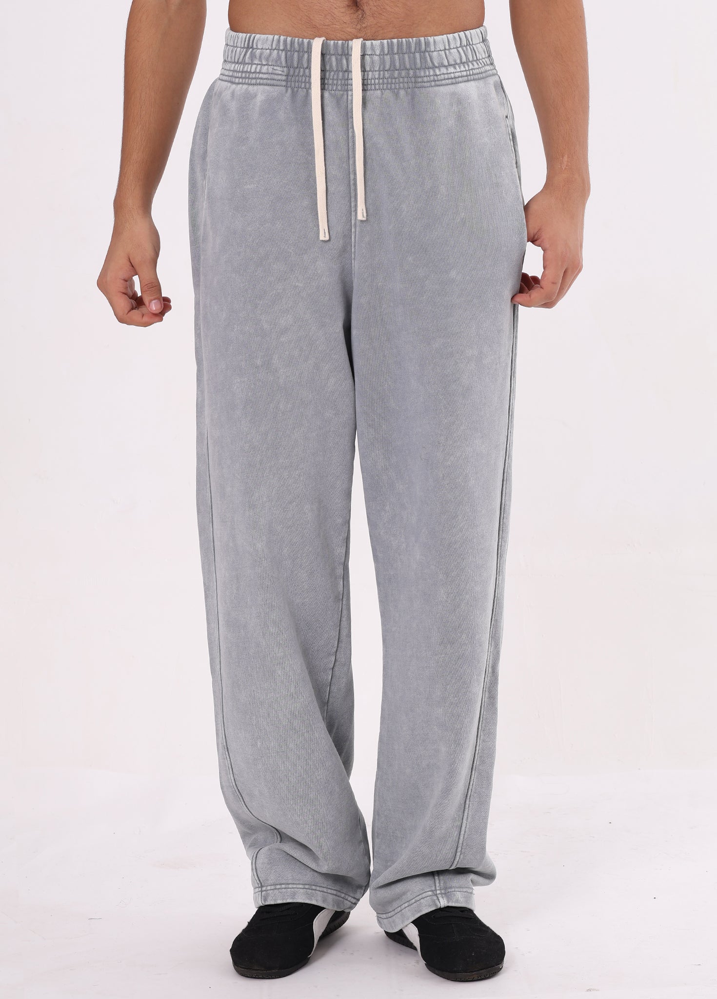 Batik French Terry Curved Cut Pants