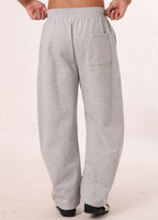 Curved Cut Drawstring Sweatpants