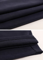 Curved Cut Drawstring Sweatpants