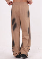 Gradient Brushed Straight-leg Pants