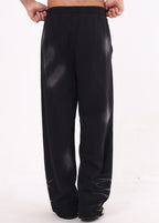 Gradient Brushed Straight-leg Pants