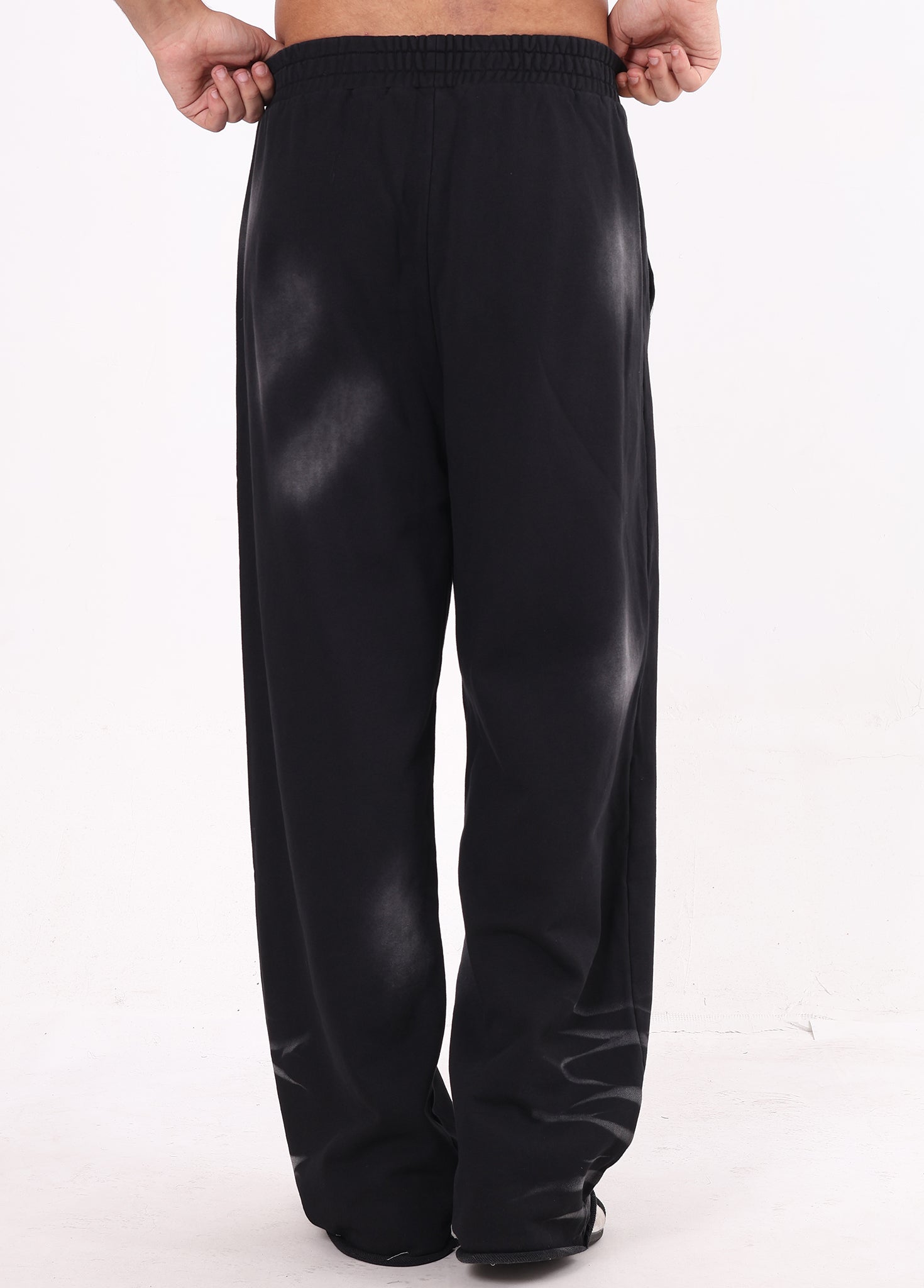 Gradient Brushed Straight-leg Pants