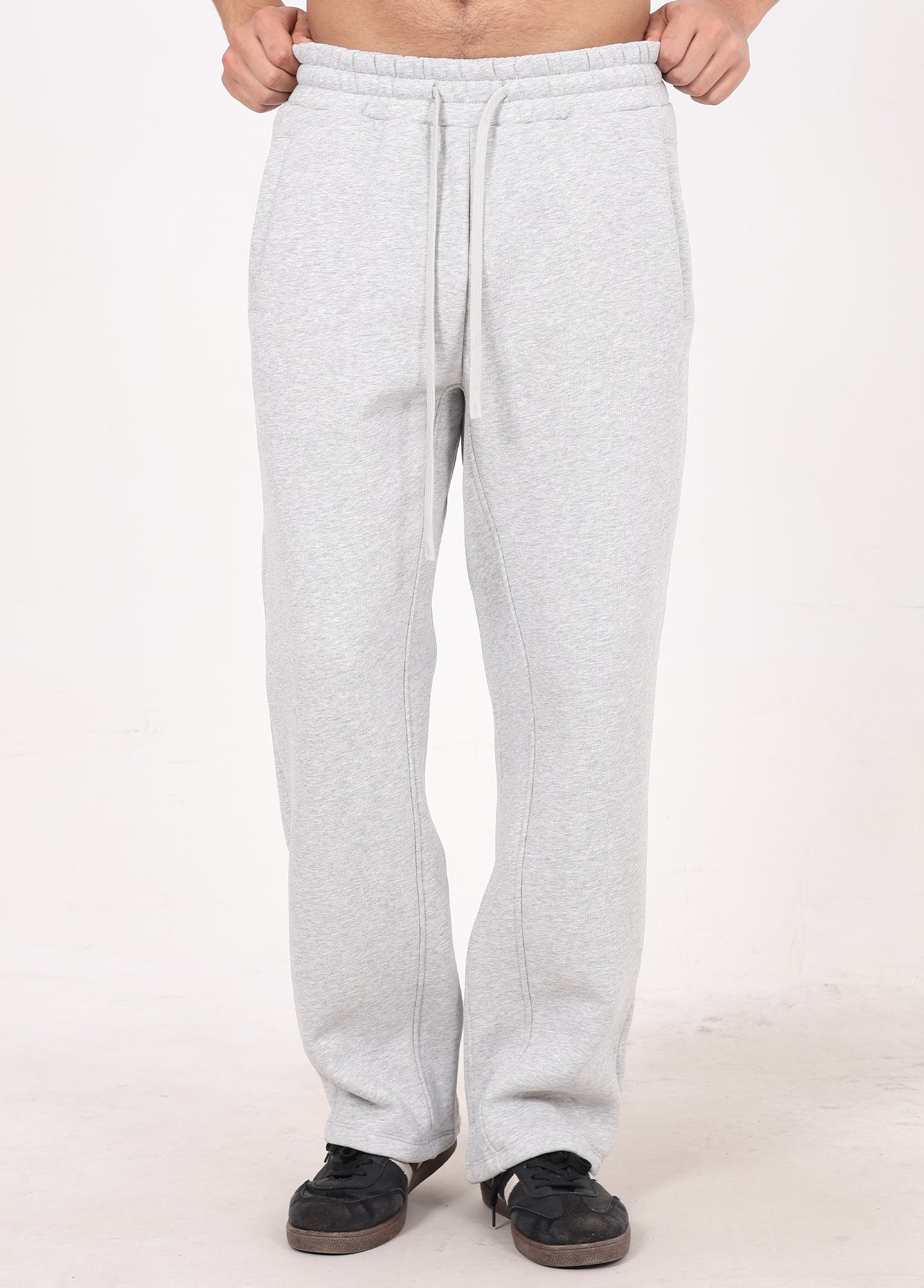 Straight-Leg Fleece Pants