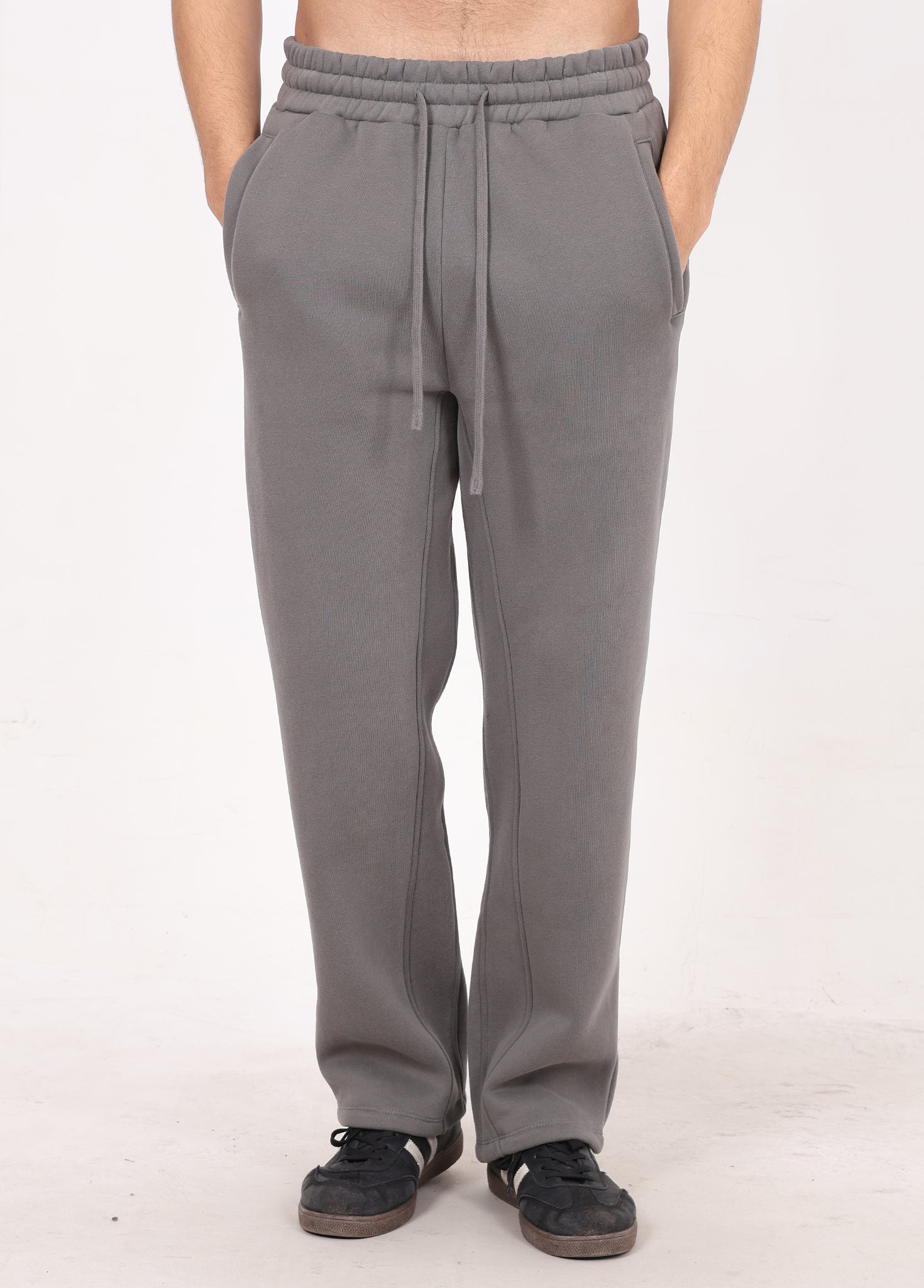 Straight-Leg Fleece Pants