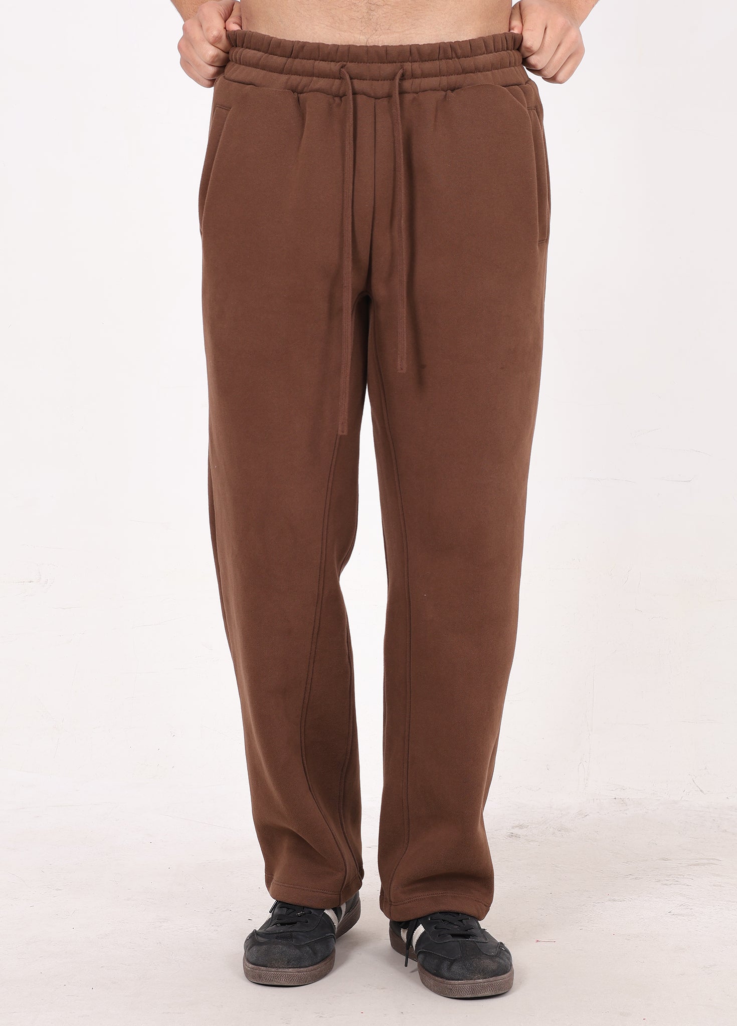 Straight-Leg Fleece Pants