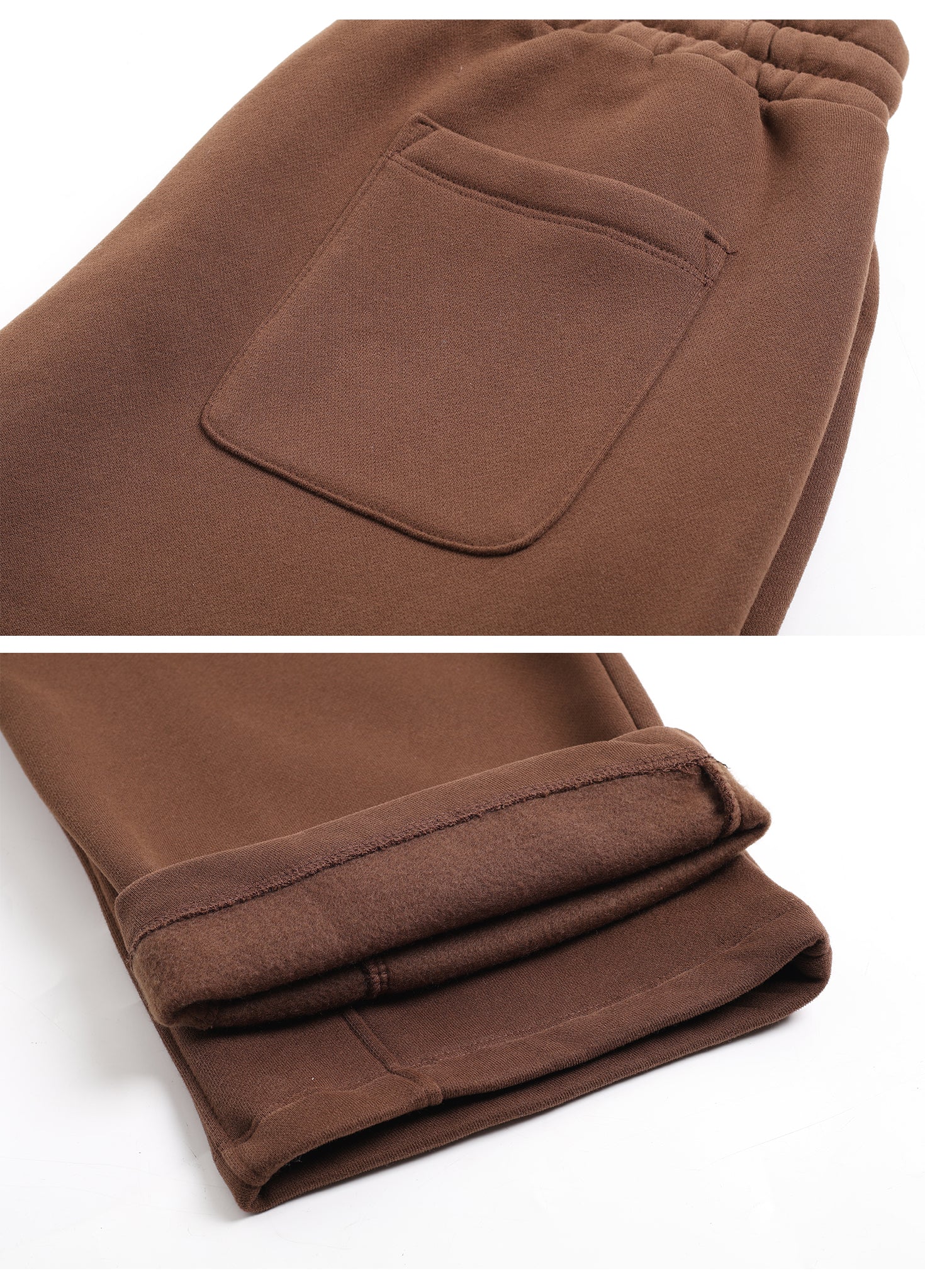 Straight-Leg Fleece Pants