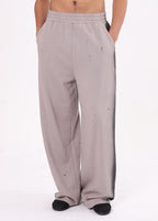 Spray Paint Graffiti Straight-leg Pants