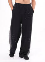 Spray Paint Graffiti Straight-leg Pants