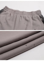Spray Paint Graffiti Straight-leg Pants