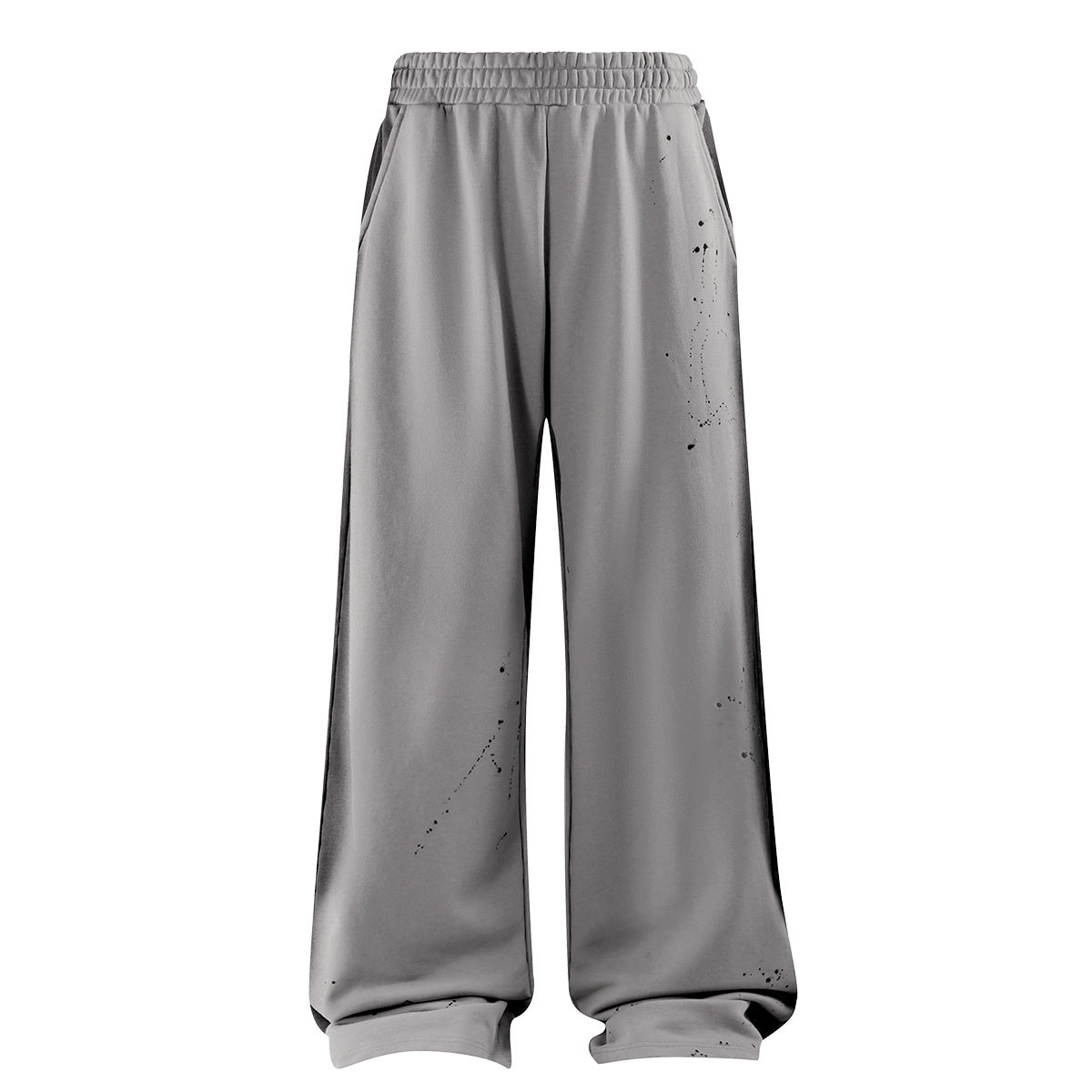 Spray Paint Graffiti Straight-leg Pants