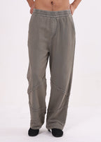 Edgy Spliced Washed Trousers