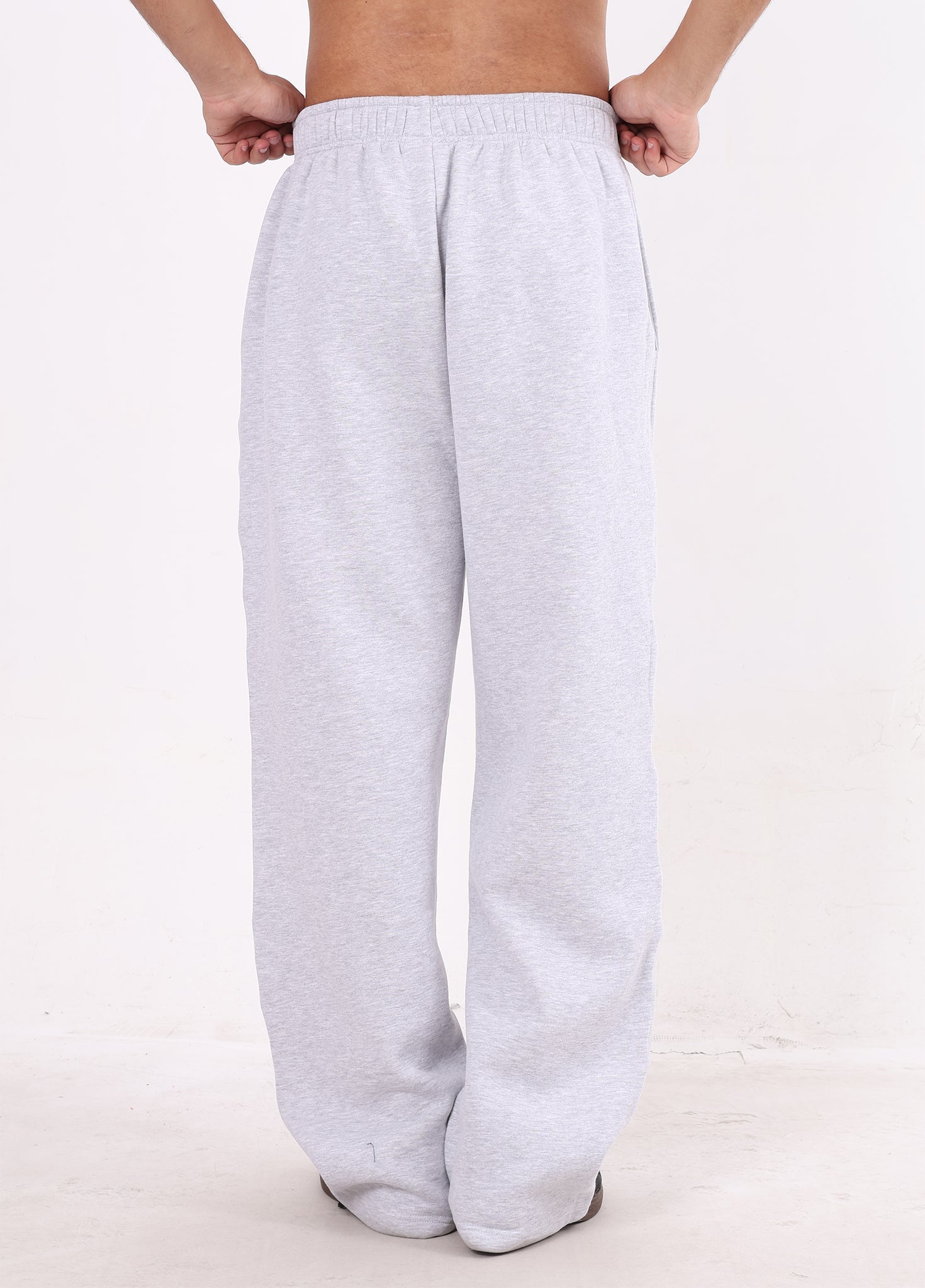 Hassel Stitch Wide Leg Sweatpants