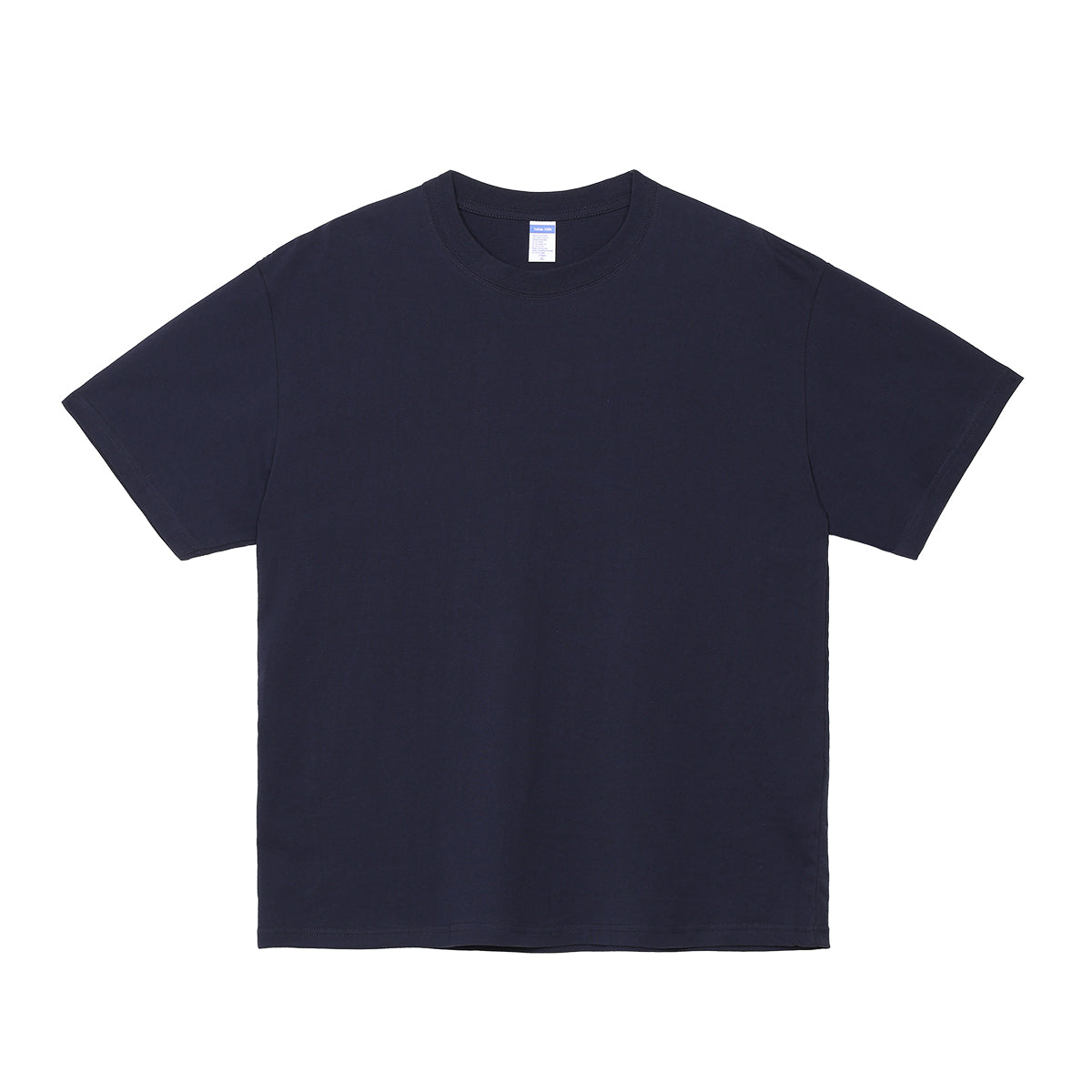 Wholesale 100% cotton 230g heavyweight solid color crew-neck short-sleeve drop-shoulder blank t-shirt