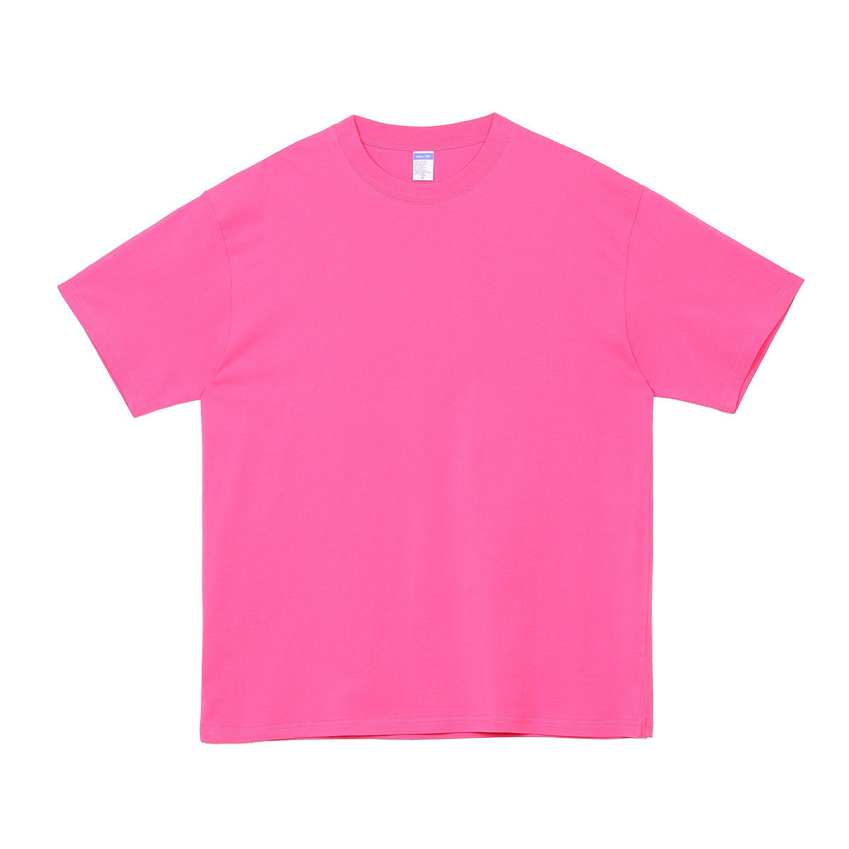 Wholesale 100% cotton 230g heavyweight solid color crew-neck short-sleeve drop-shoulder blank t-shirt