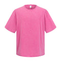 Rolled hem bamboo cotton t-shirt